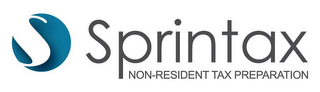 S SPRINTAX NON-RESIDENT TAX PREPARATION logo