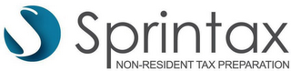 S SPRINTAX NON-RESIDENT TAX PREPARATION logo