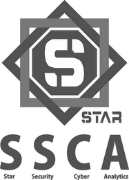 S STAR SSCA STAR SECURITY CYBER ANALYTICS logo