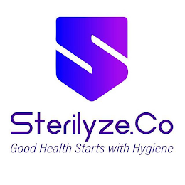 S STERILYZE.CO GOOD HEALTH STARTS WITH HYGIENE logo