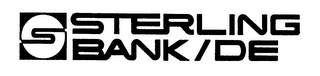 S STERLING BANK/DE S logo