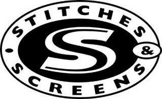 S STITCHES & SCREENS logo
