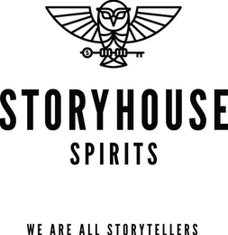 S STORYHOUSE SPIRITS WE ARE ALL STORYTELLERS logo