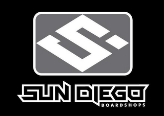 S SUN DIEGO BOARDSHOPS logo