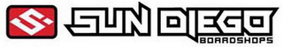 S SUN DIEGO BOARDSHOPS logo