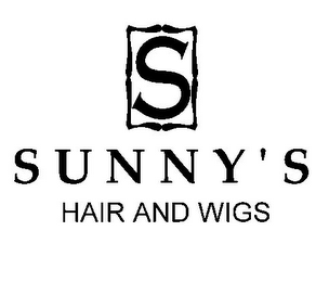 S SUNNY'S HAIR AND WIGS logo