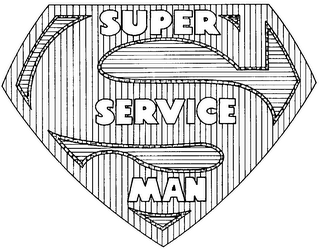 S SUPER SERVICE MAN logo