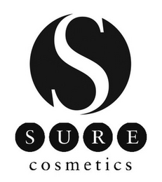 S SURE COSMETICS logo