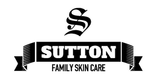 S SUTTON FAMILY SKIN CARE logo