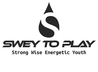 S SWEY TO PLAY STRONG WISE ENERGETIC YOUTH logo