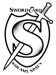 S SWORD CARD WITH AML SPAT'S logo