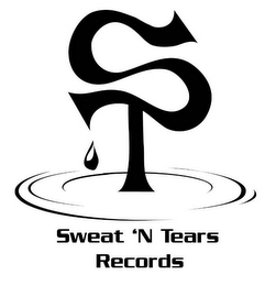 S T SWEAT 'N TEARS RECORDS logo