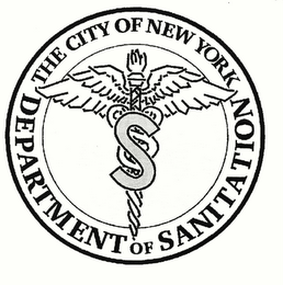 S THE CITY OF NEW YORK DEPARTMENT OF SANITATION logo