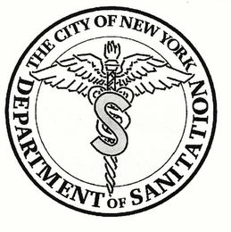S THE CITY OF NEW YORK DEPARTMENT OF SANITATION logo