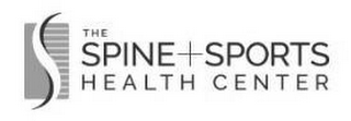 S THE SPINE + SPORTS HEALTH CENTER logo