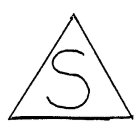 S & TRIANGLE DESIGN logo
