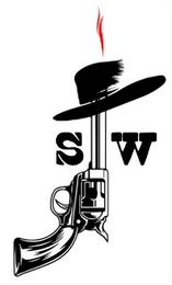 S W logo