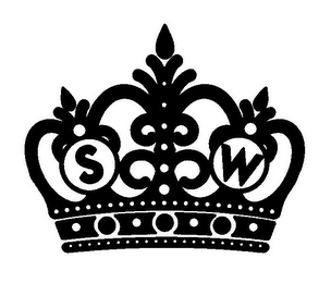 S W logo