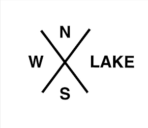 S W N LAKE X logo
