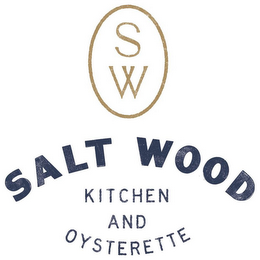 S W SALT WOOD KITCHEN AND OYSTERETTE logo