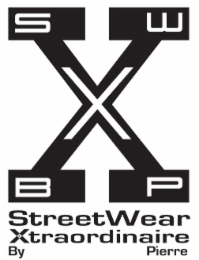 S W X B P STREET WEAR EXTRAORDINAIRE BY PIERRE logo