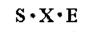 S X E logo