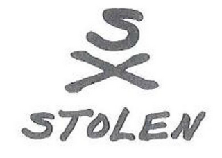 S X STOLEN logo