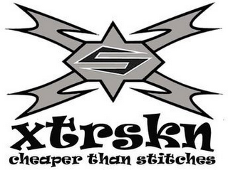 S XTRSKN CHEAPER THAN STITCHES logo