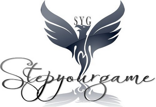 S Y G STEPYOURGAME logo