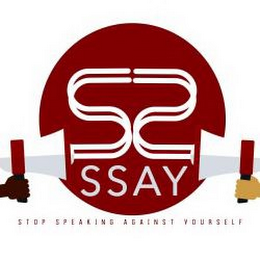 S2 SSAY STOP SPEAKING AGAINST YOURSELF logo