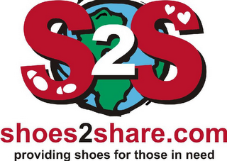 S2S SHOES2SHARE.COM PROVIDING SHOES TO THOSE IN NEED logo