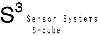 S3 SENSOR SYSTEMS S-CUBE logo