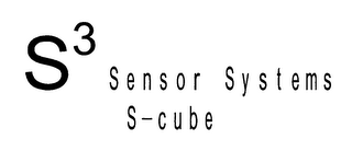 S3 SENSOR SYSTEMS S-CUBE logo