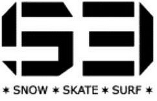 S3 SNOW SKATE SURF logo