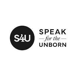 S4U SPEAK FOR THE UNBORN logo