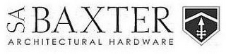 SA BAXTER ARCHITECTURAL HARDWARE logo