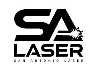 SA LASER SAN ANTONIO LASER logo