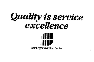 SA QUALITY IS SERVICE EXCELLENCE SAINT AGNES MEDICAL CENTER logo