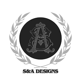 SA S&A DESIGNS logo