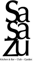 SA SA ZU KITCHEN & BAR·CLUB·GARDEN logo