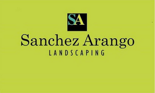 SA SANCHEZ ARANGO LANDSCAPING logo