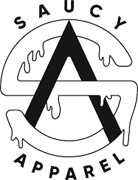 SA SAUCY APPAREL logo