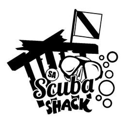 SA SCUBA SHACK logo
