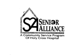SA SENIOR ALLIANCE A COMMUNITY SERVICE PROGRAM OF HOLY CROSS HOSPITAL logo
