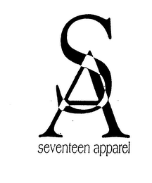 SA SEVENTEEN APPAREL logo