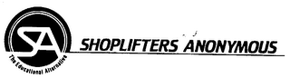 SA SHOPLIFTERS ANONYMOUS THE EDUCATIONALALTERNATIVE logo