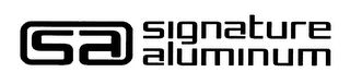 SA SIGNATURE ALUMINUM logo