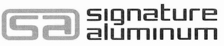 SA SIGNATURE ALUMINUM logo