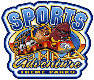 SA SPORTS ADVENTURE THEME PARKS logo