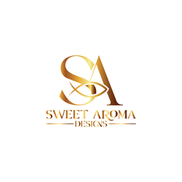 S&A SWEET AROMA DESIGNS logo